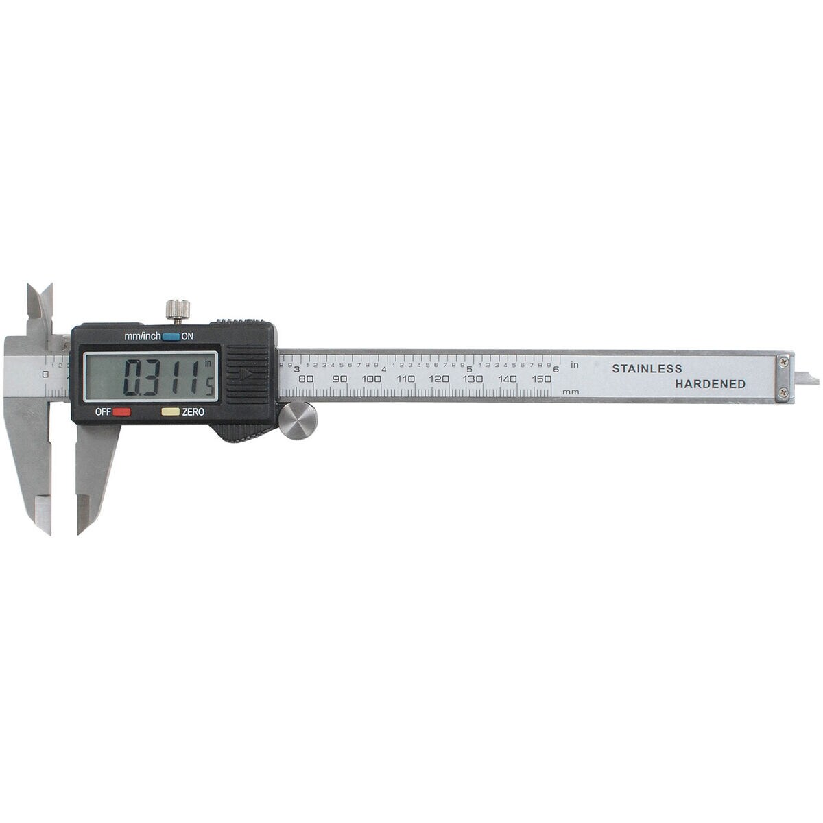 6 digital caliper clearance